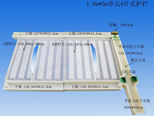 Guard bar for Railway and High speed way